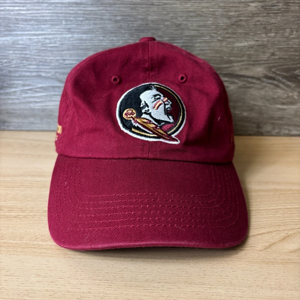 Florida State Seminoles Hat Cap Strap Back Maroon Golf Bridgestone Adjustable